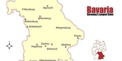 Munchen જર્મની નકશો