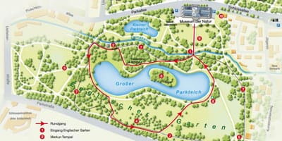 નકશો englischer garten