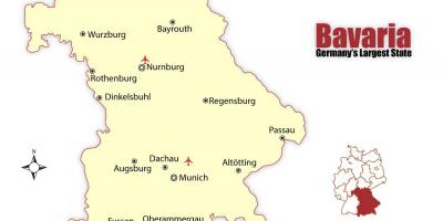 Munchen જર્મની નકશો