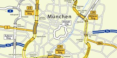 Munchen રિંગ નકશો